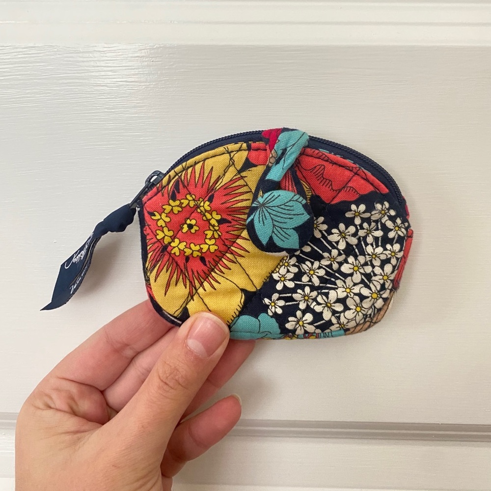 Vera Bradley button up coin purse